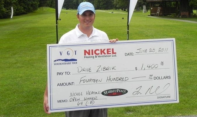 Dave Zibrik first 2011 VGT win!