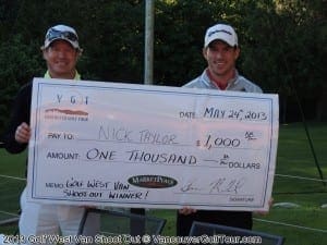 2013 Champion with Nick Taylor 2013 Champion with Nick Taylor