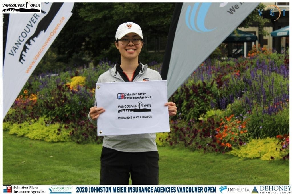 Tiffany Kong Vancouver Open Women’s Amateur Champion